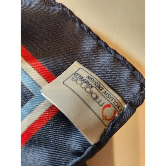 Vintage Coat of Arms Lion OMBIANCE KREFELD Scarf Rolled 1980s - Picture 5 of 6